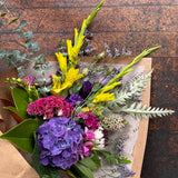 brown paper mix flowers florist wellington newlands johnsonville kelburn karori cbd aro valley