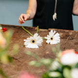 floral art, floral workshop, flower arranging, group activity