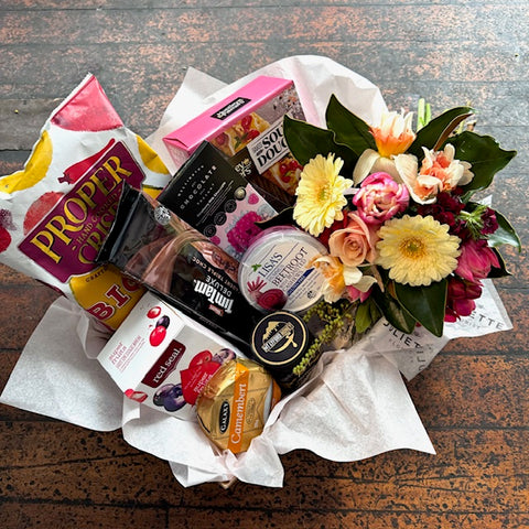 Gift Hamper - with Flowers