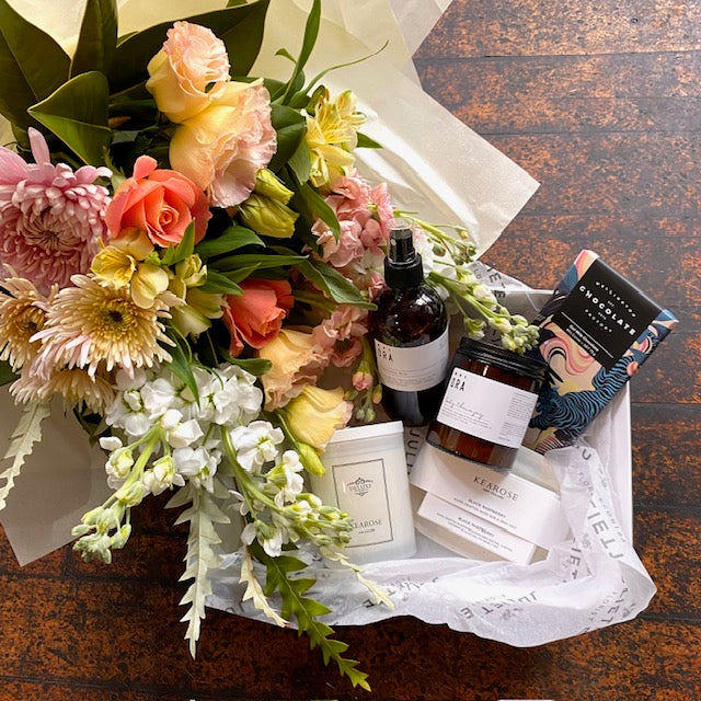 Mother Load (Hamper with Flowers) Delivery Wellington Porirua Lower