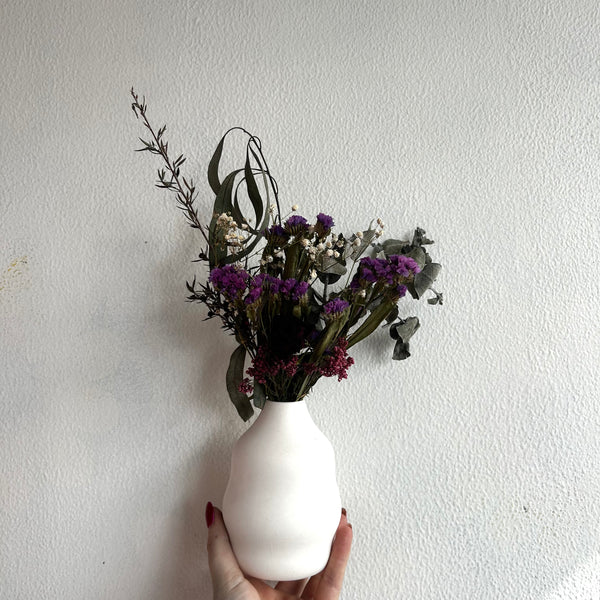 'Lacey' - Dried Arrangement in Ceramic Vase