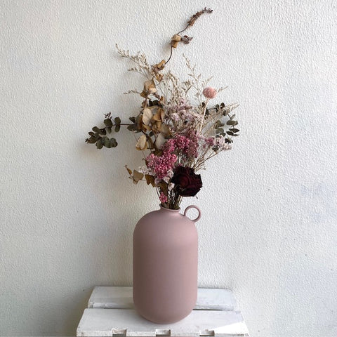 'Isla' - Dried Flowers in Ceramic Vase