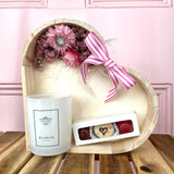 valentines day gift, candle, chocolate, dried flowers, same day valentines delivery, wellington, glenside, tawa, churton park, grenada north, grenada village, ascot, papakowhai, wellington florist, valentines day flowers