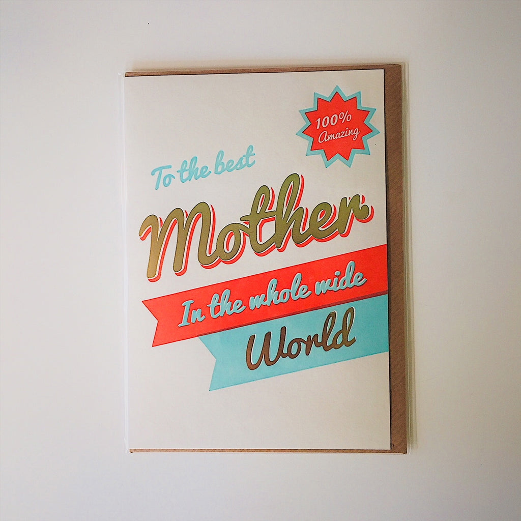 Mother’s Day Card - Best Mother