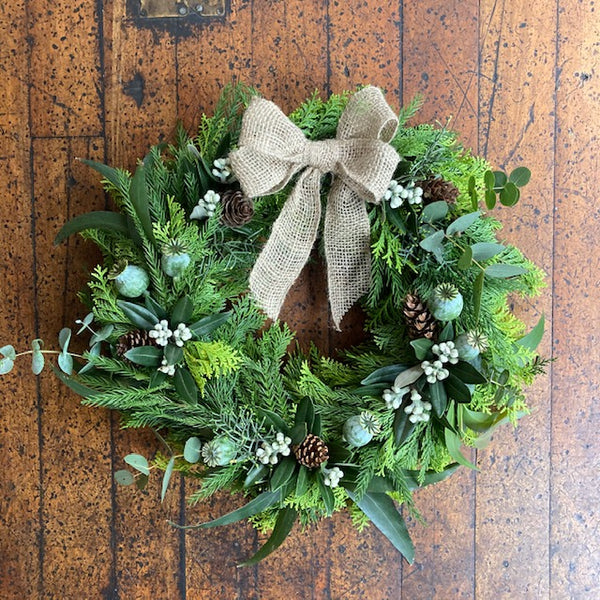christmas wreath wellington delivery